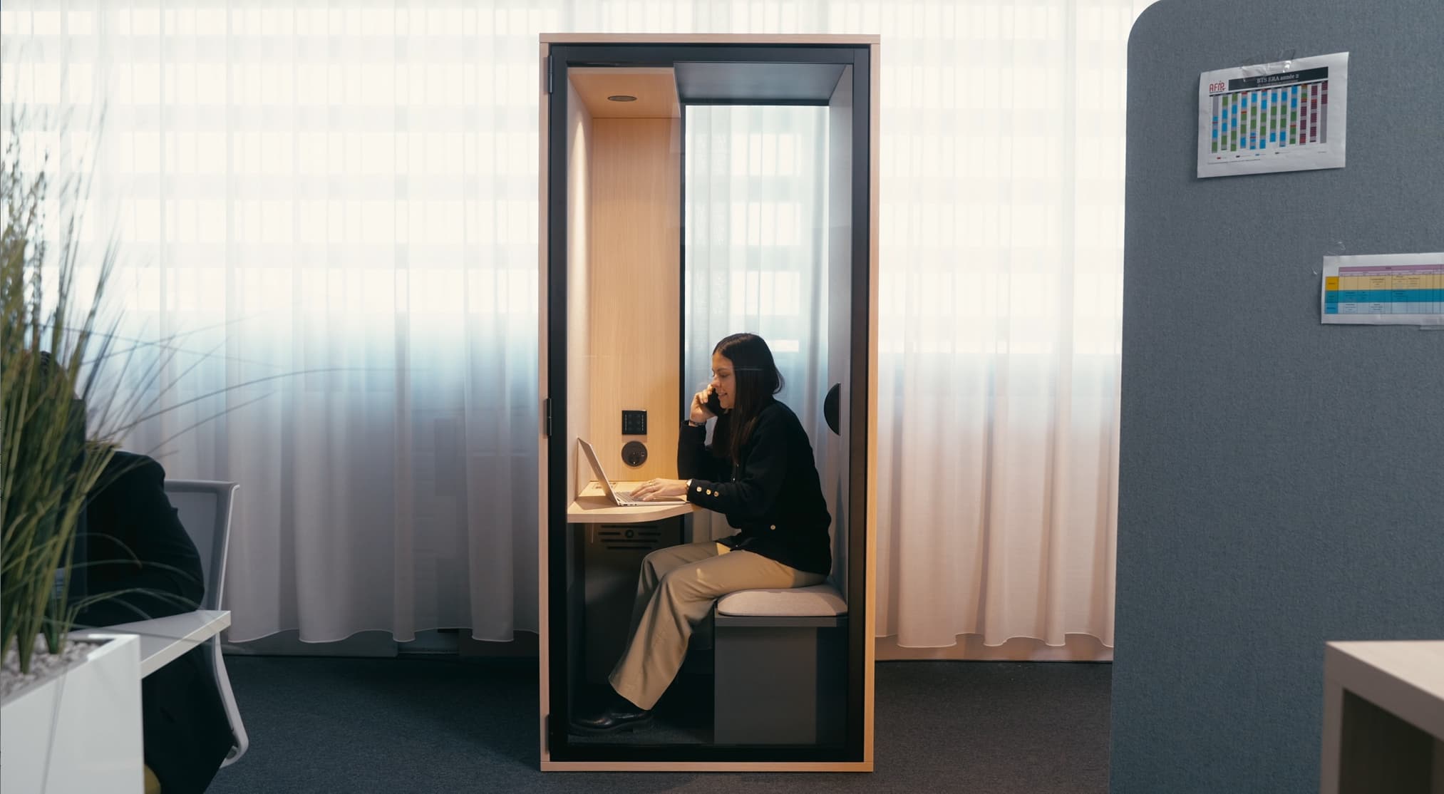 Le ROI d'une cabine acoustique en open space