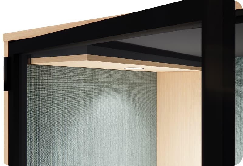 Porte verre feuilleté 8 mm acoustique